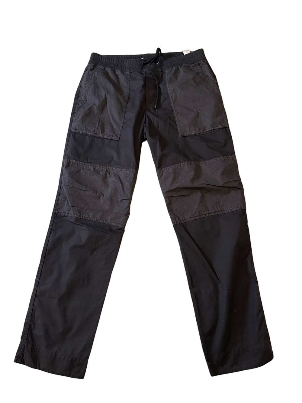 James Perse Black Patchwork Cargo Pants